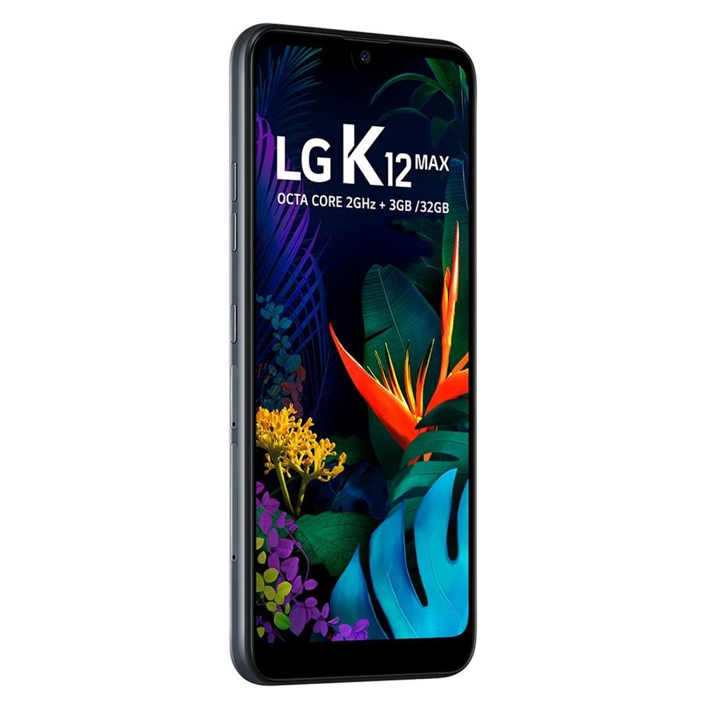 Smartphone LG K12 Max, 32GB, 13MP, Tela 6.26´, Platinum - LM-X520BMW Smartphone LG K12 Max, 32GB, 13MP, Tela 6.26´, Platinum - LM-X520BMW