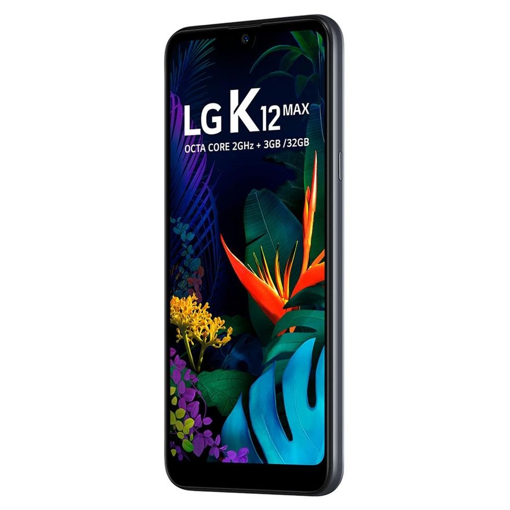 Smartphone LG K12 Max, 32GB, 13MP, Tela 6.26´, Platinum - LM-X520BMW Smartphone LG K12 Max, 32GB, 13MP, Tela 6.26´, Platinum - LM-X520BMW