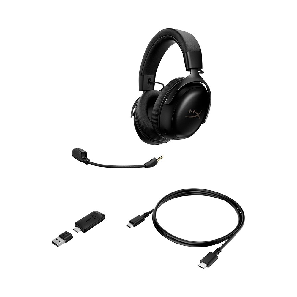 HyperX Cloud III S Wireless Preto | KaBuM!
