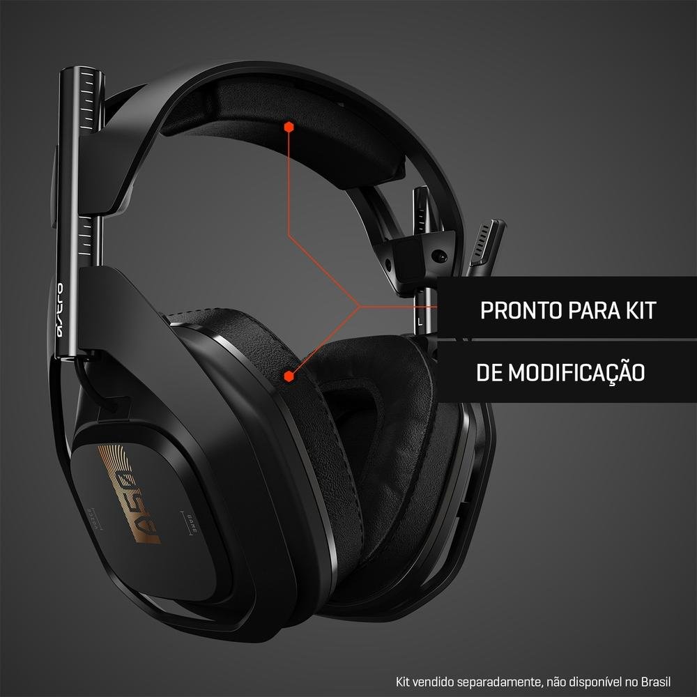 Headset Gamer Sem Fio Astro A50 + Base Station Gen 4 com Áudio Dolby Atmos para Xbox Series, Xbox One, PC, Mac - Preto - 939-001681 Headset Gamer Sem Fio Astro A50 + Base Station Gen 4 com Áudio Dolby Atmos para Xbox Series, Xbox One, PC, Mac - Preto - 939-001681