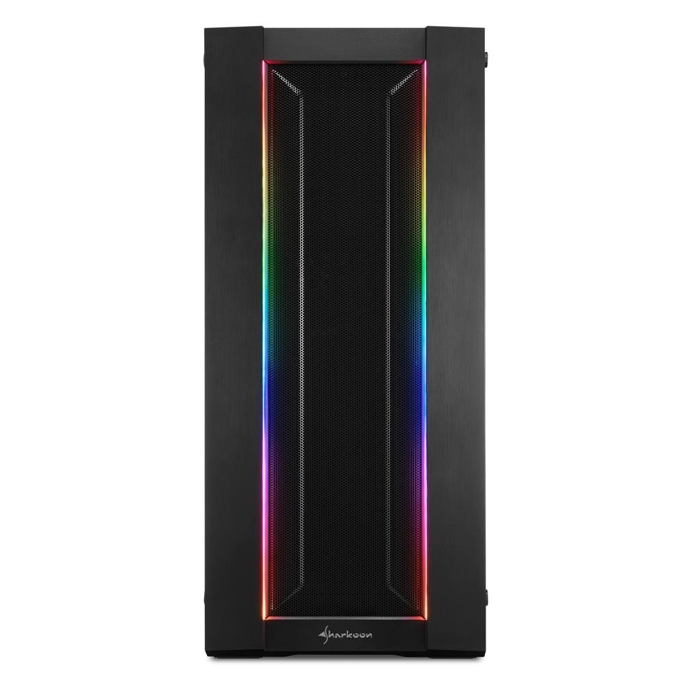 Gabinete Gamer Sharkoon Elite Shark CA200M, ATX, RGB, com FAN, Lateral Vidro Gabinete Gamer Sharkoon Elite Shark CA200M, ATX, RGB, com FAN, Lateral Vidro
