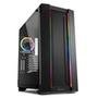 Gabinete Gamer Sharkoon Elite Shark CA200M, ATX, RGB, com FAN, Lateral Vidro