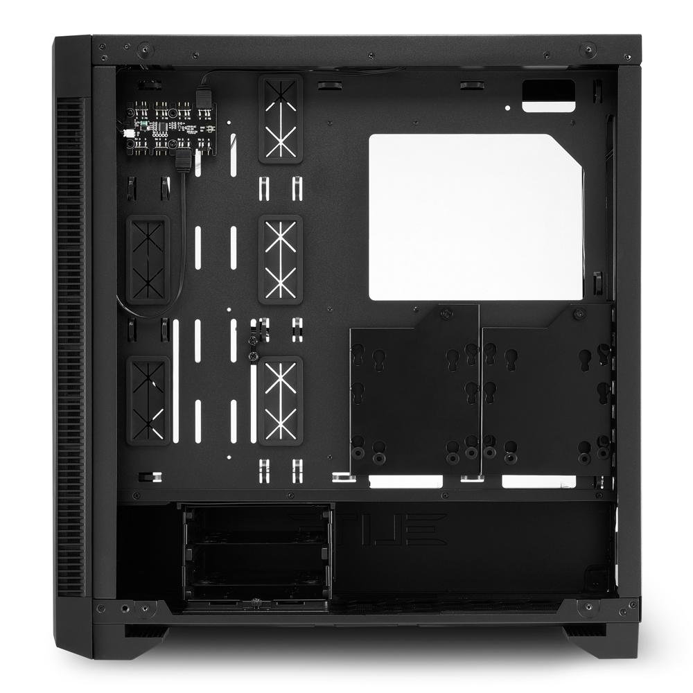 Gabinete Gamer Sharkoon Elite Shark CA200M, ATX, RGB, com FAN, Lateral Vidro Gabinete Gamer Sharkoon Elite Shark CA200M, ATX, RGB, com FAN, Lateral Vidro