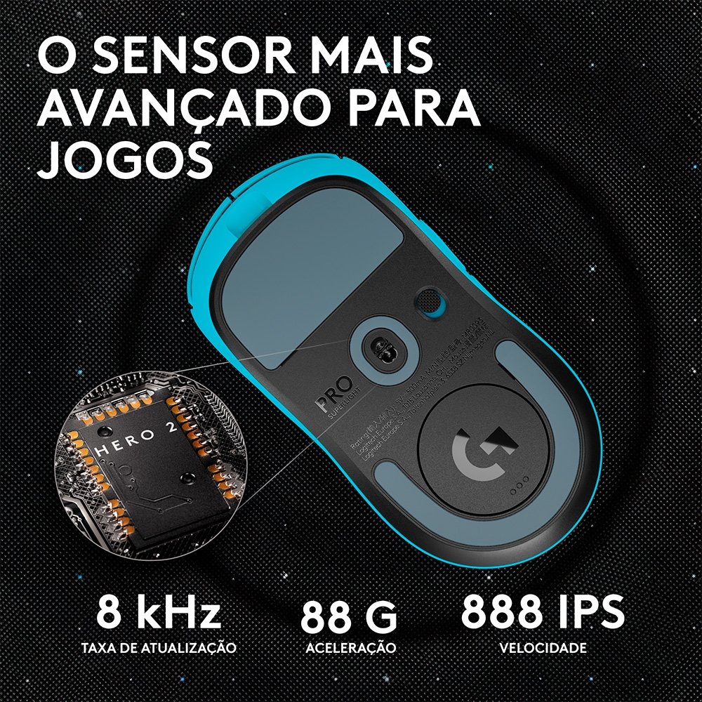Mouse Logitech G PRO X SUPERLIGHT 2 | KaBuM!