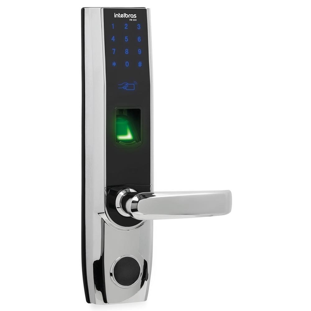 Fechadura Digital Intelbras FR 500 D, com App Bluetooth, Abertura para Direita - 4670500 Fechadura Digital Intelbras FR 500 D, com App Bluetooth, Abertura para Direita - 4670500