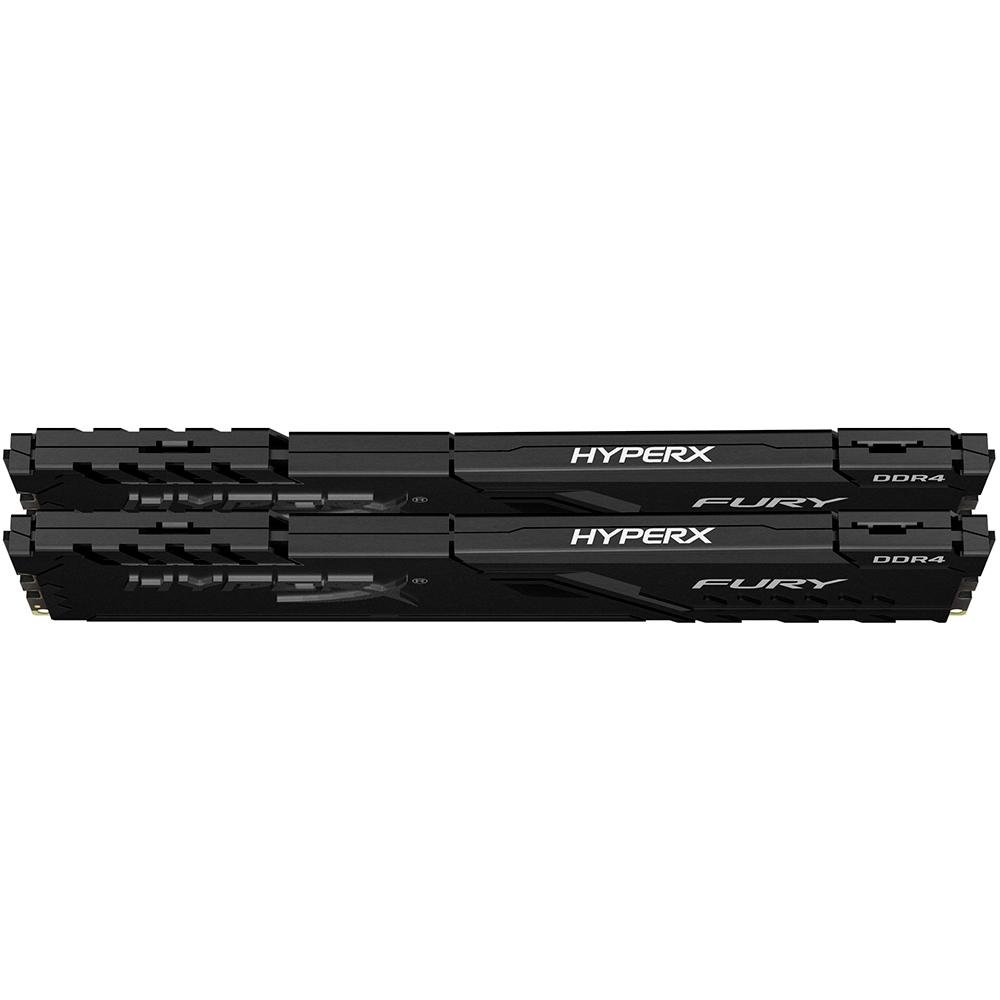 Memória HyperX Fury, 8GB (2x4GB), 2666MHz, DDR4, CL16, Preto - HX426C16FB3K2/8