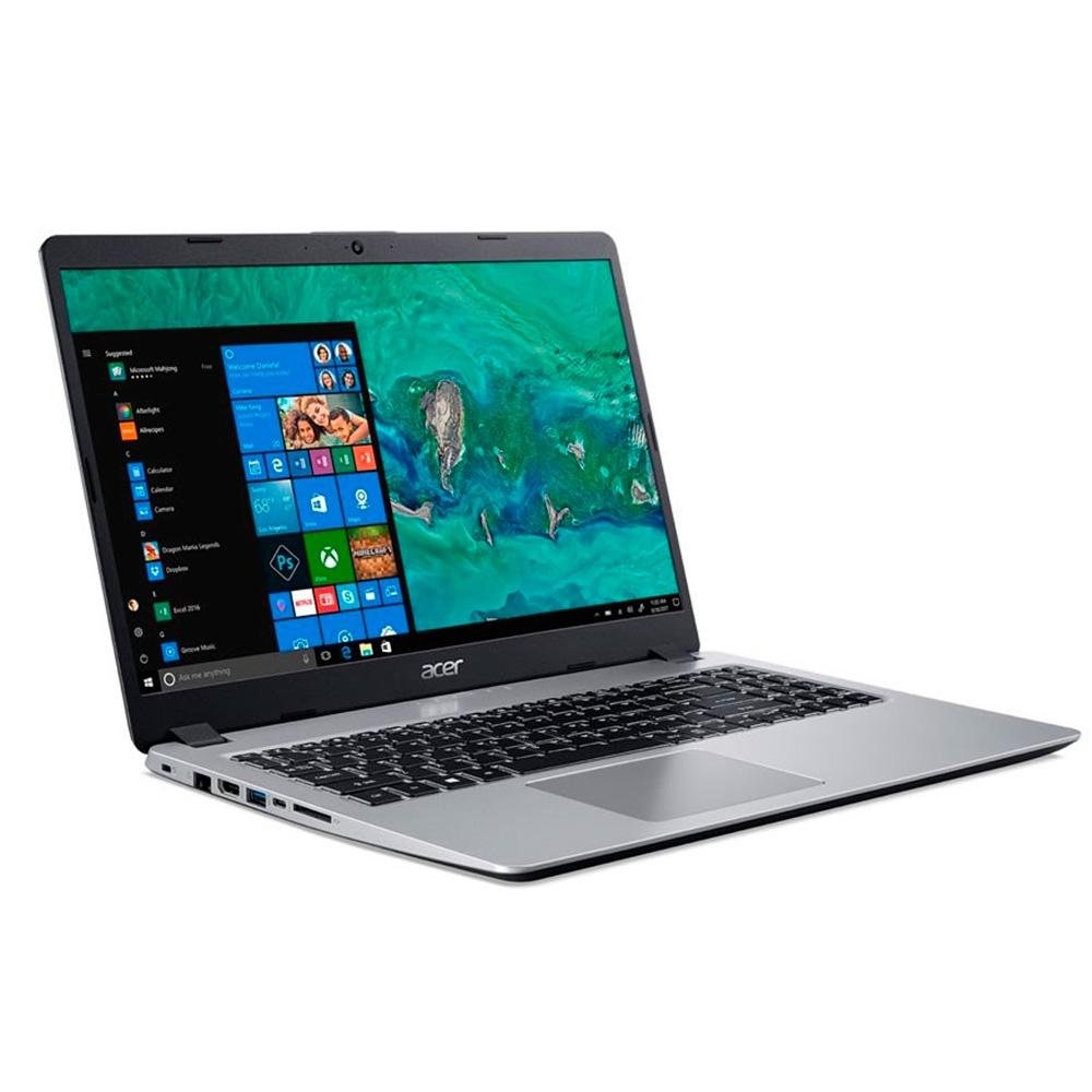 Notebook Acer Aspire 5 A515-52G-50NT, Intel Core i5-8265U, 8GB, HD 1TB, SSD 128GB, NVIDIA GeForce MX130 2GB, Windows 10 Home, 15.6´, Prata Notebook Acer Aspire 5 A515-52G-50NT, Intel Core i5-8265U, 8GB, HD 1TB, SSD 128GB, NVIDIA GeForce MX130 2GB, Windows 10 Home, 15.6´, Prata