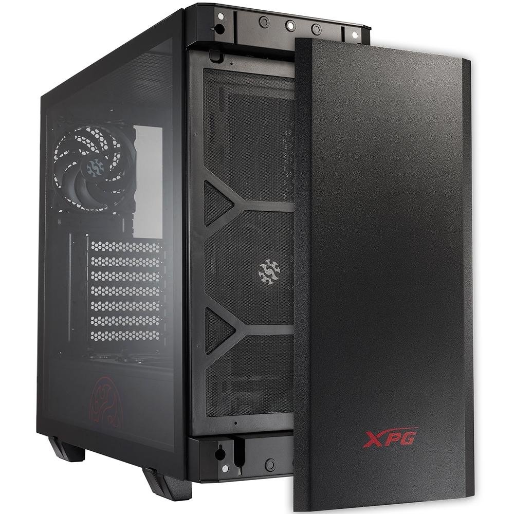 Gabinete Gamer XPG Invader, Mid Tower, ARGB, com FAN, Lateral em Vidro, Preto - 15260044 Gabinete Gamer XPG Invader, Mid Tower, ARGB, com FAN, Lateral em Vidro, Preto - 15260044