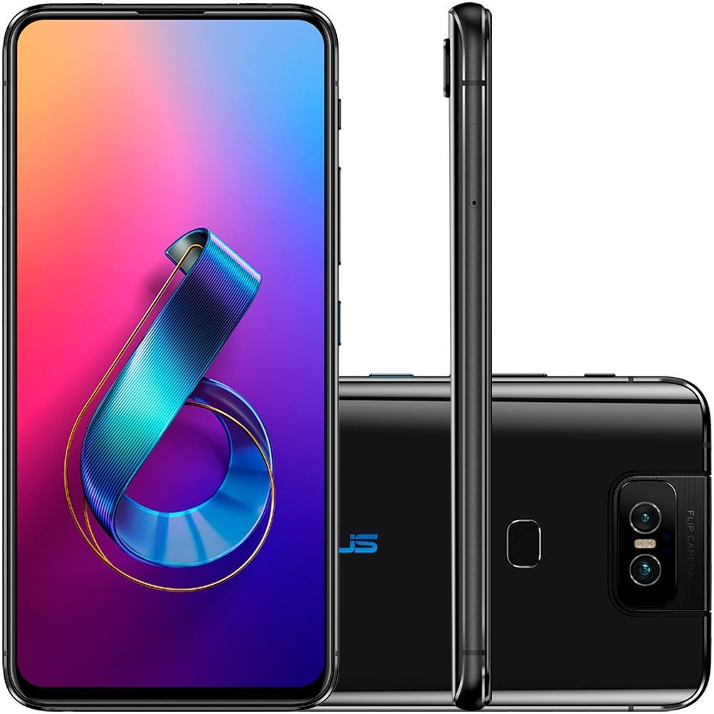 Smartphone Asus Zenfone 6, 256GB, 48MP, Tela 6.4´, Preto - ZS630KL-2A028WW Smartphone Asus Zenfone 6, 256GB, 48MP, Tela 6.4´, Preto - ZS630KL-2A028WW
