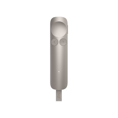 Apresentador Sem Fio Logitech Spotlight 2, Bluetooth, Sensação Tátil, Personalizáveis, Ponteiro Laser, USB-C, Cinza Areia - 910-007670