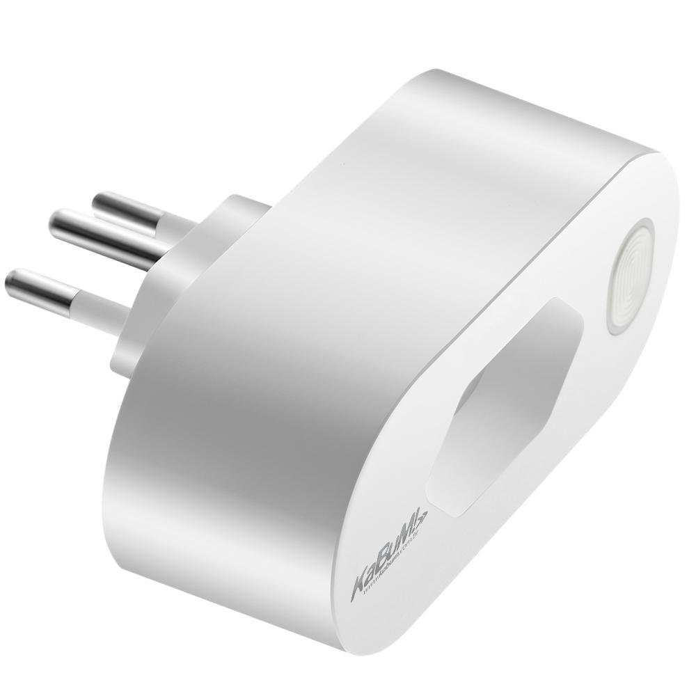 (NÃO COMPRAR, SEM ANATEL) Tomada KaBuM! Smart, Bivolt, 16A, Wi-Fi, Smart Home