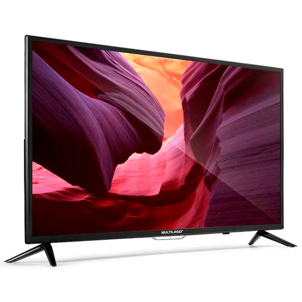 Tela HD LED 32´ Multilaser, 3 HDMI, 2 USB - TL005 Tela HD LED 32´ Multilaser, 3 HDMI, 2 USB - TL005