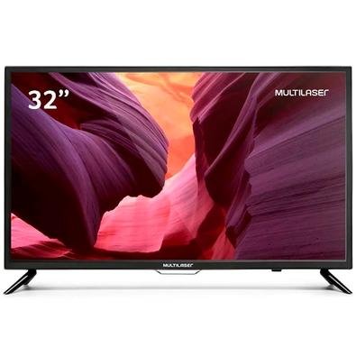 Tela HD LED 32´ Multilaser, 3 HDMI, 2 USB - TL005 Menor preço em Tela HD LED 32´ Multilaser, 3 HDMI, 2 USB - TL005