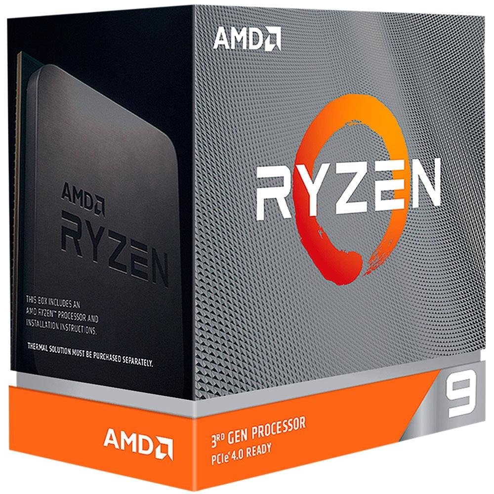 CPU AMD Ryzen 9 3950X CPU Processador AMD Ryzen 9 3950X, Cache 64MB, 4700MHz