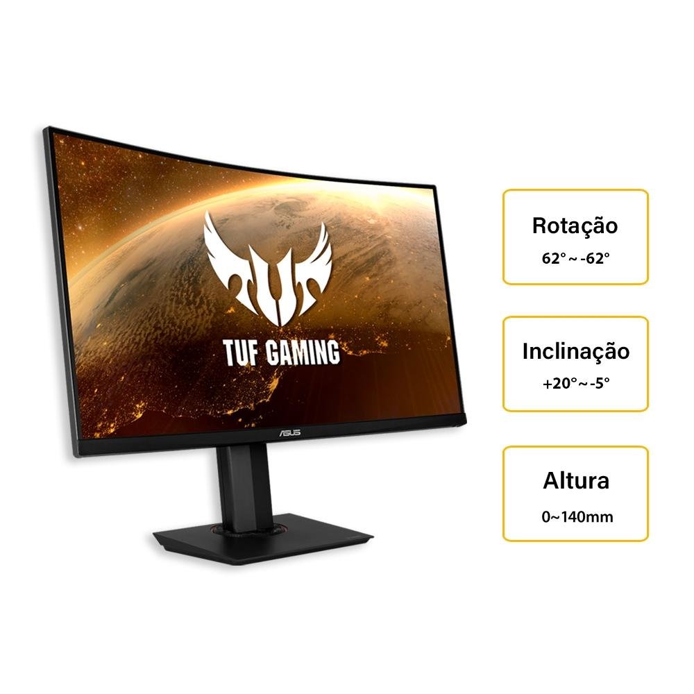 ASUS TUF GAMING VG248Q 23.8インチ Monitor Gamer Asus 23.8´, HDMI, 144Hz 1ms | KaBuM!
