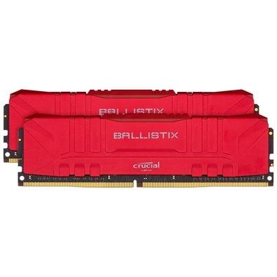 DDR4 3200 32GB (2×16GB)crucial ballistix Memória Crucial Ballistix Sport LT, 32GB (2X16GB), 3200MHz, DDR4
