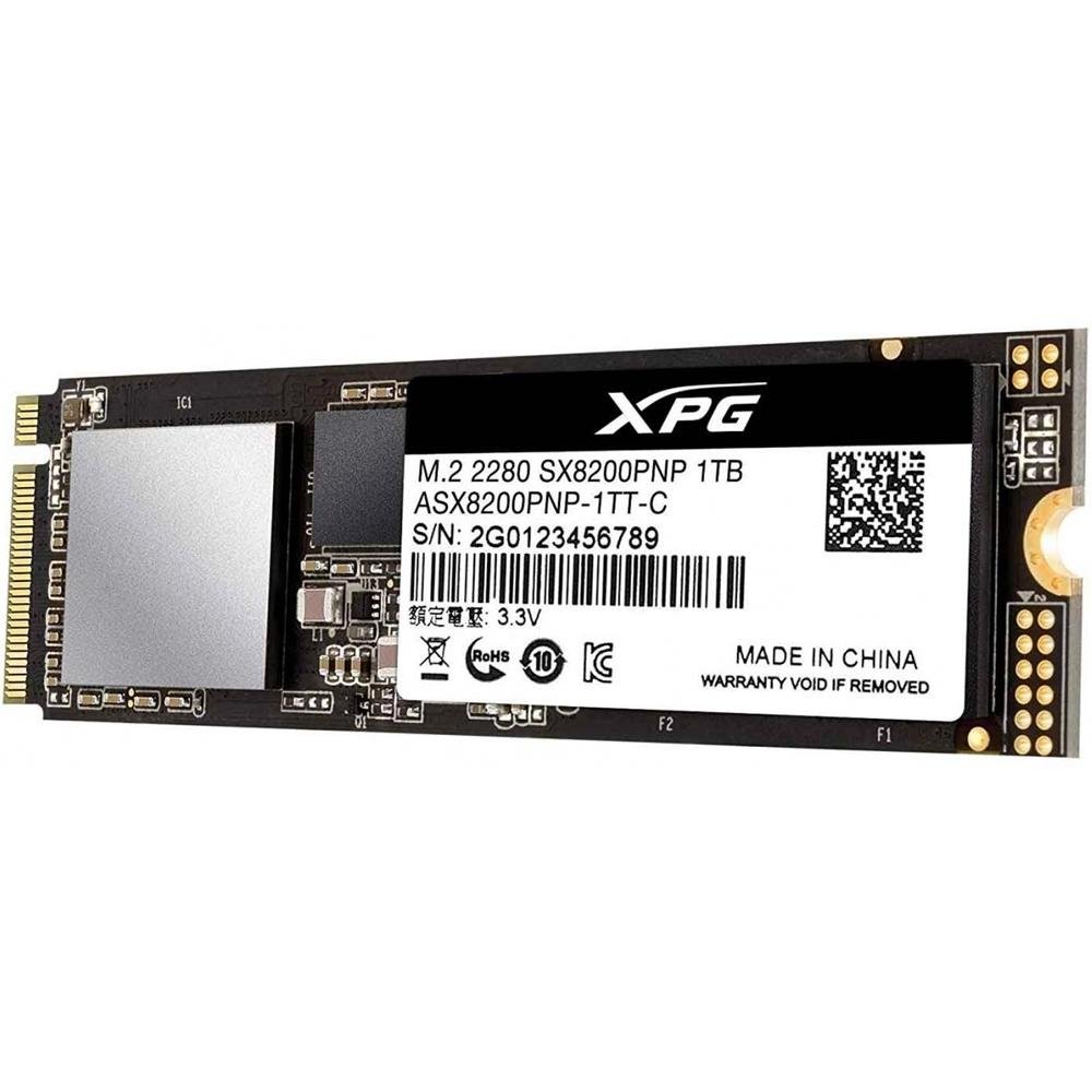 内蔵型SSD XPG SX8200 Pro 1TB M.2 SSD SSD 1 TB XPG SX8200 Pro, M.2 NVMe, PCIe, Leitura: 3500MB/s e