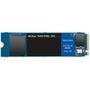 SSD WD Blue SN550, 250GB, M.2, PCIe, NVMe, Leitura: 2400MB/s e Gravação: 950MB/s, Preto e Azul - WDS250G2B0C