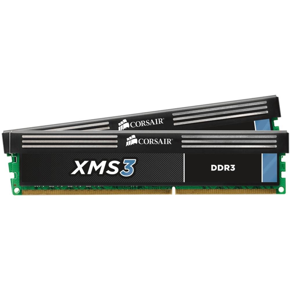 Memória Corsair XMS3 8GB (2x4GB) 1600MHz DDR3 C11 - CMX8GX3M2A1600C11 Memória Corsair XMS3 8GB (2x4GB) 1600MHz DDR3 C11 - CMX8GX3M2A1600C11