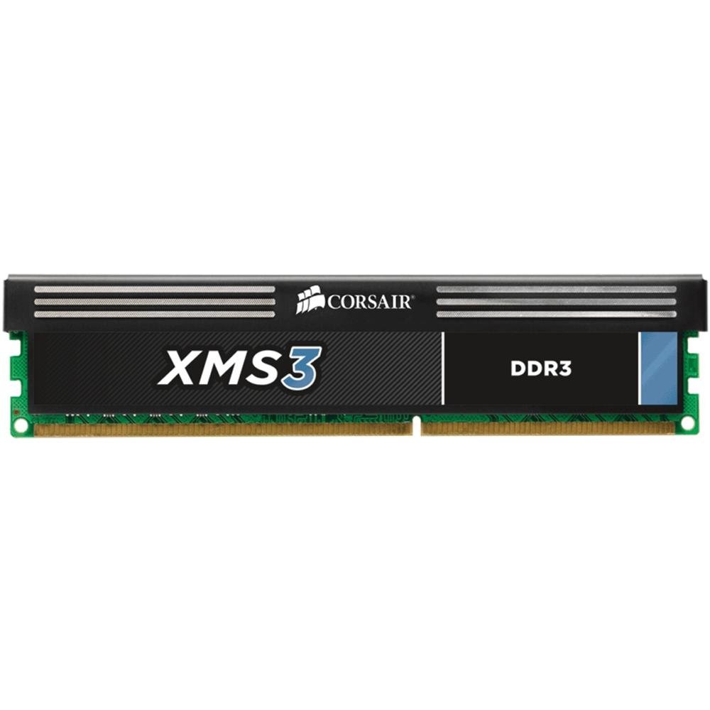 Memória Corsair XMS3 8GB (2x4GB) 1600MHz DDR3 C11 - CMX8GX3M2A1600C11 Memória Corsair XMS3 8GB (2x4GB) 1600MHz DDR3 C11 - CMX8GX3M2A1600C11