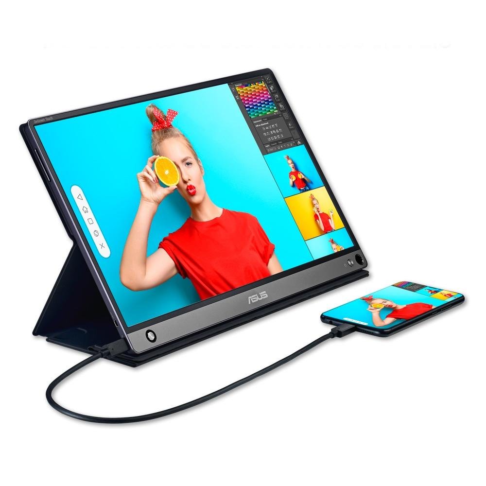 Monitor Portátil Asus LED 15.6 Touch | KaBuM!