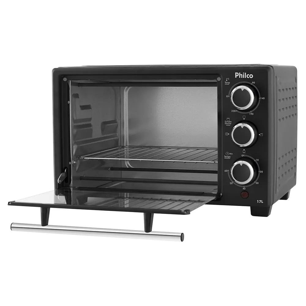 Forno Elétrico Philco PFE17P, 17 Litros, 110V, Preto - 56101088 Forno Elétrico Philco PFE17P, 17 Litros, 110V, Preto - 56101088