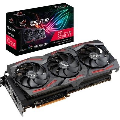 2台セット ASUS ROG  STRIX Radeon RX 5700XT placa-de-video-asus-rog-strix-
