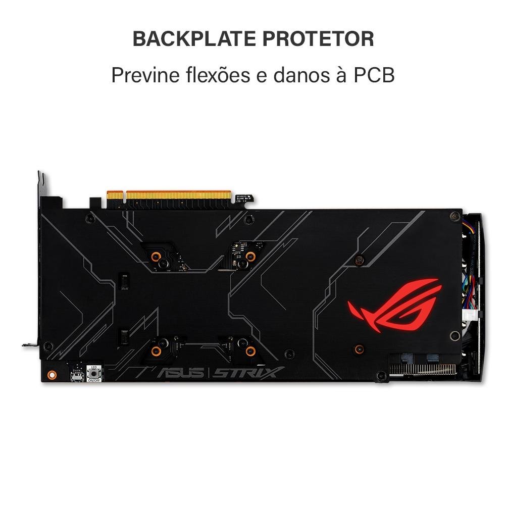グラフィックボード・グラボ・ビデオカード ASUS ROG Strix Radeon RX 5700 XT Placa de video asus radeon rx 5700 xt oc 8gb ddr6 256bits - rog