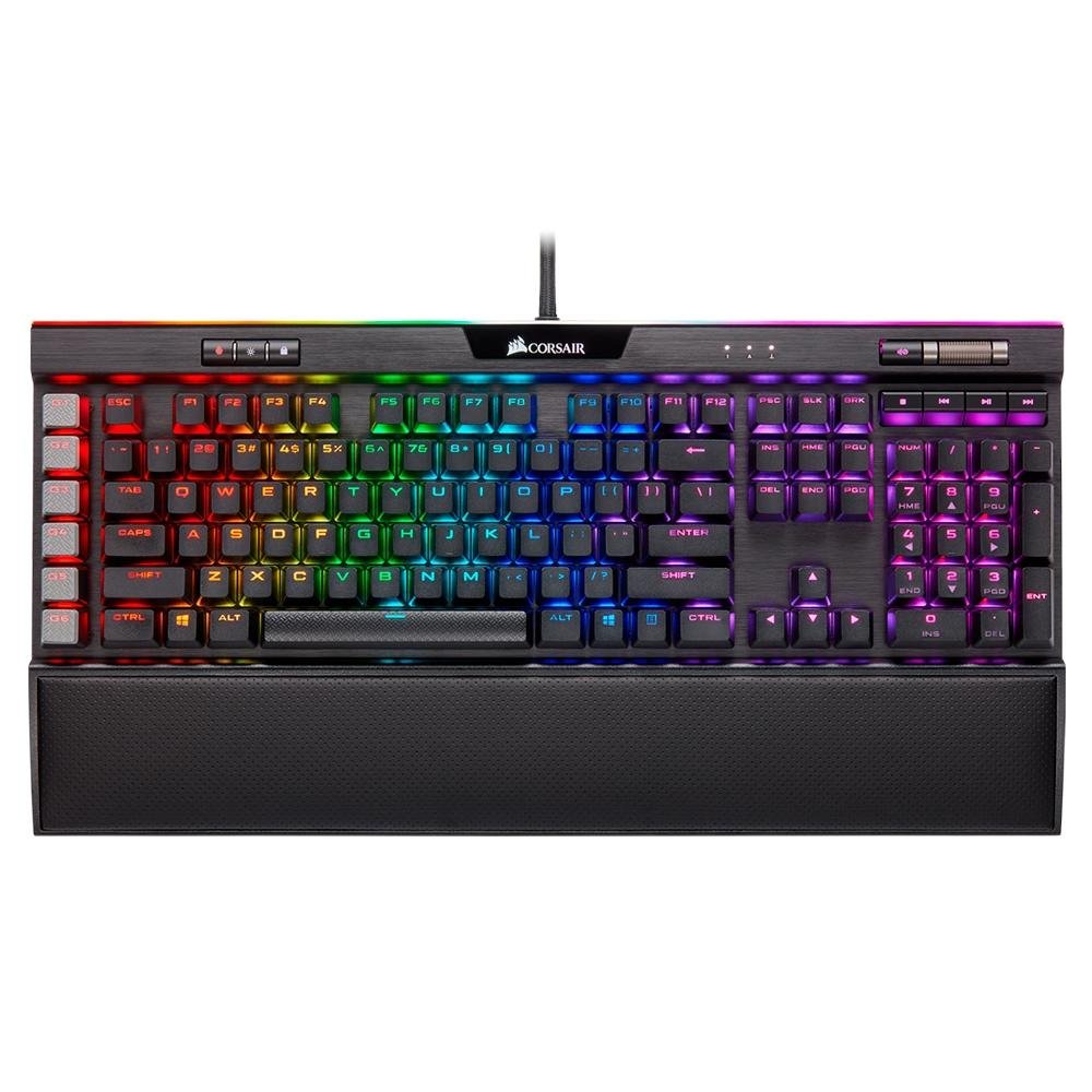 キーボード CORSAIR K95 RGB PLATINUM Teclado Mecânico Gamer Corsair K95 Platinum XT, RGB, Switch Cherry