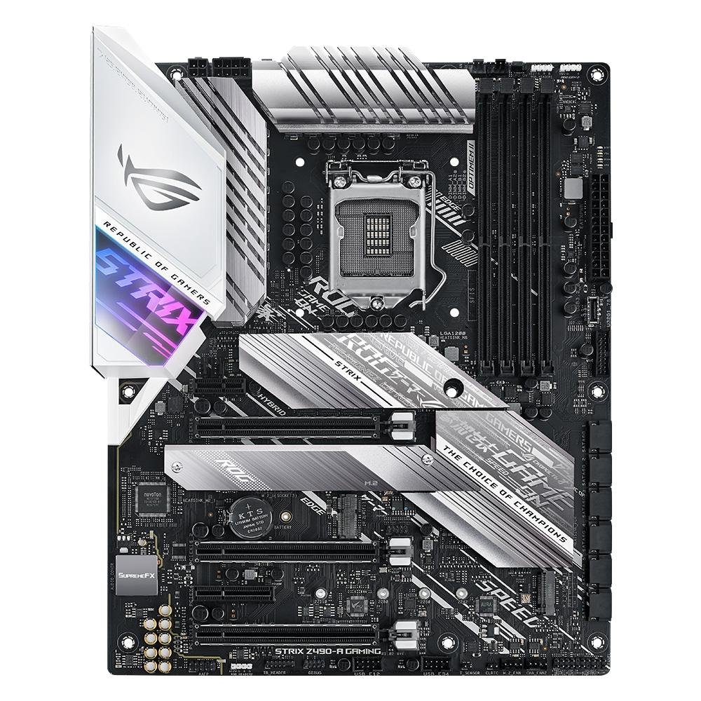 Placa Mãe Asus ROG Strix Z490-A Gaming, Intel LGA 1200, ATX, DDR4
