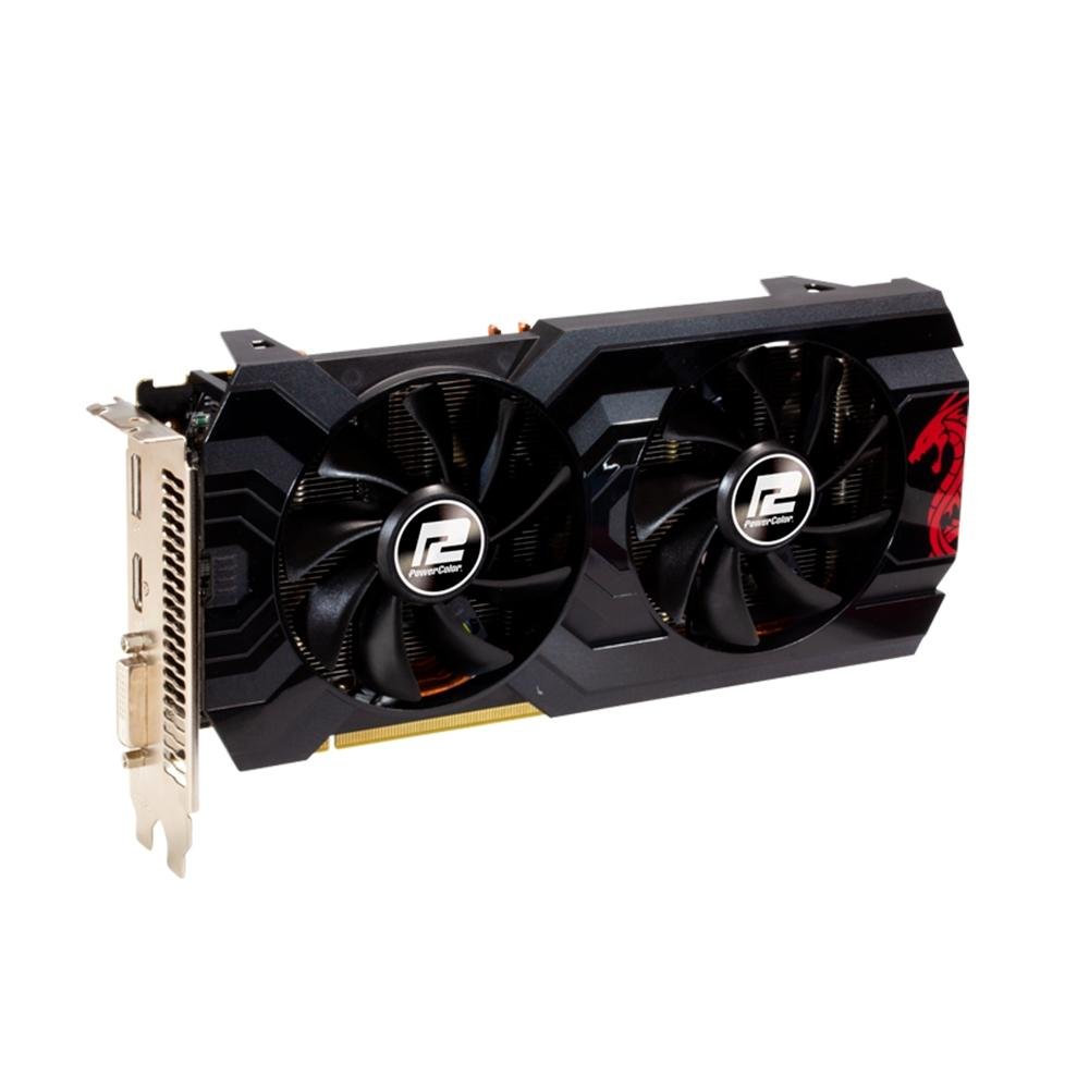 Placa de Vídeo RX 570 PowerColor AMD Radeon, 4GB, GDDR5 - AXRX 570