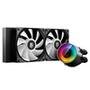 Water Cooler DeepCool Castle V2, RGB, 240mm, AMD/Intel, Preto - DP-GS-H12AR-CSL240V2