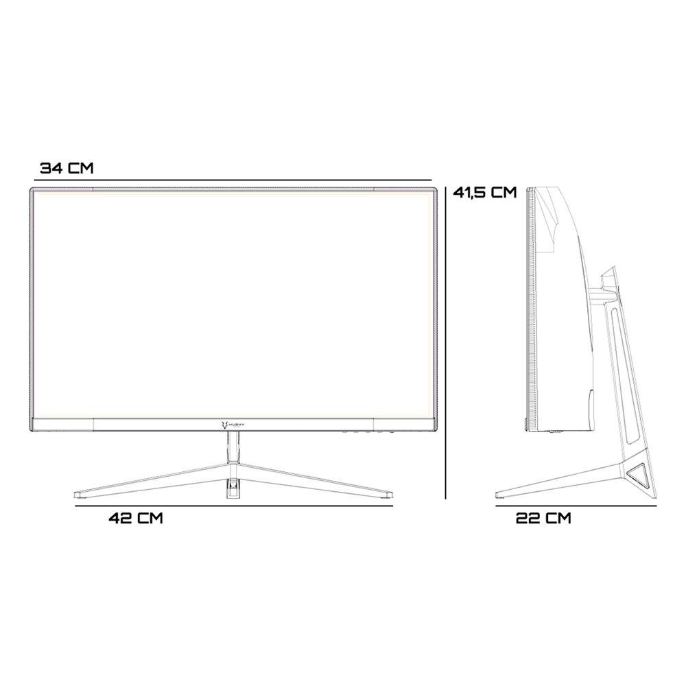 Monitor Gamer Husky Snow 23.6 LED Full HD, Curvo, 180Hz, 1ms, HDMI e DisplayPort, 99% sRGB, Adaptive Sync, Ajuste de Ângulo - HGMT000 Monitor Gamer Husky Snow 23.6 LED Full HD, Curvo, 180Hz, 1ms, HDMI e DisplayPort, 99% sRGB, Adaptive Sync, Ajuste de Ângulo - HGMT000