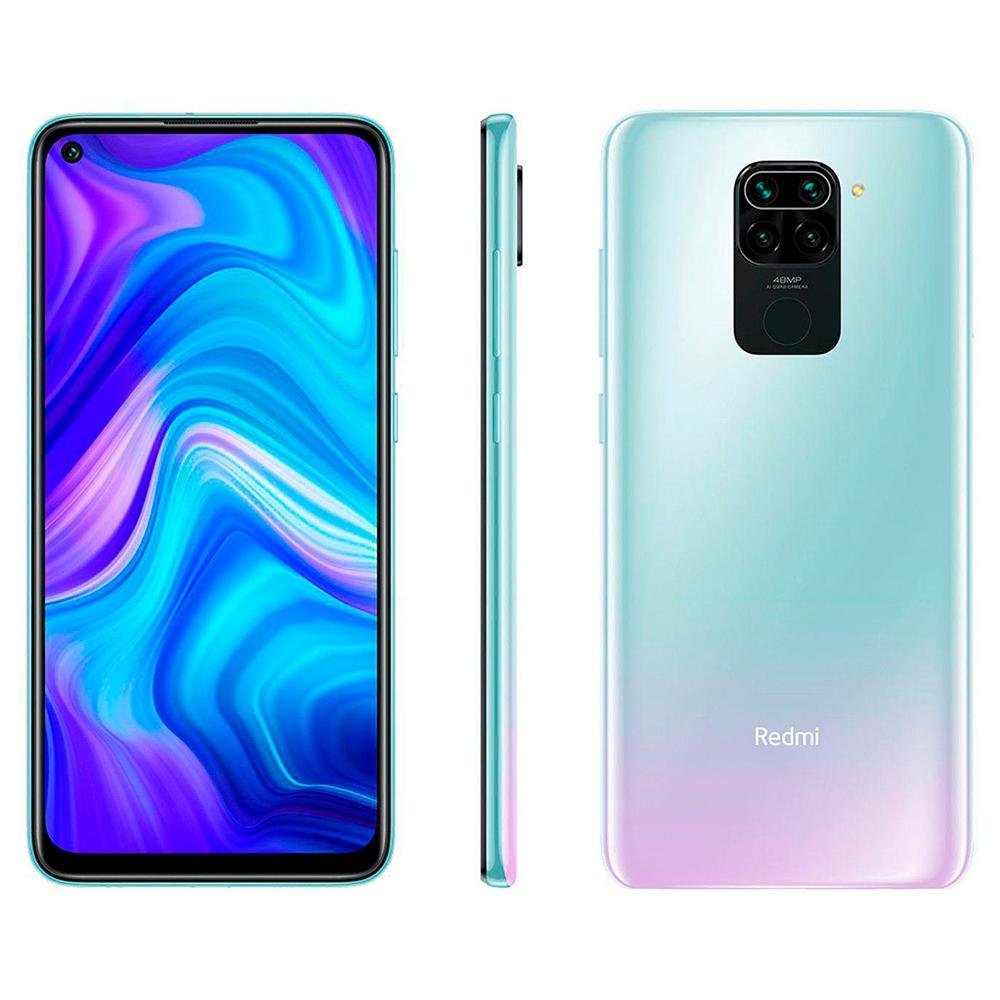 Smartphone Xiaomi Redmi Note 9, 64GB, 48MP, Tela 6.53', Branco