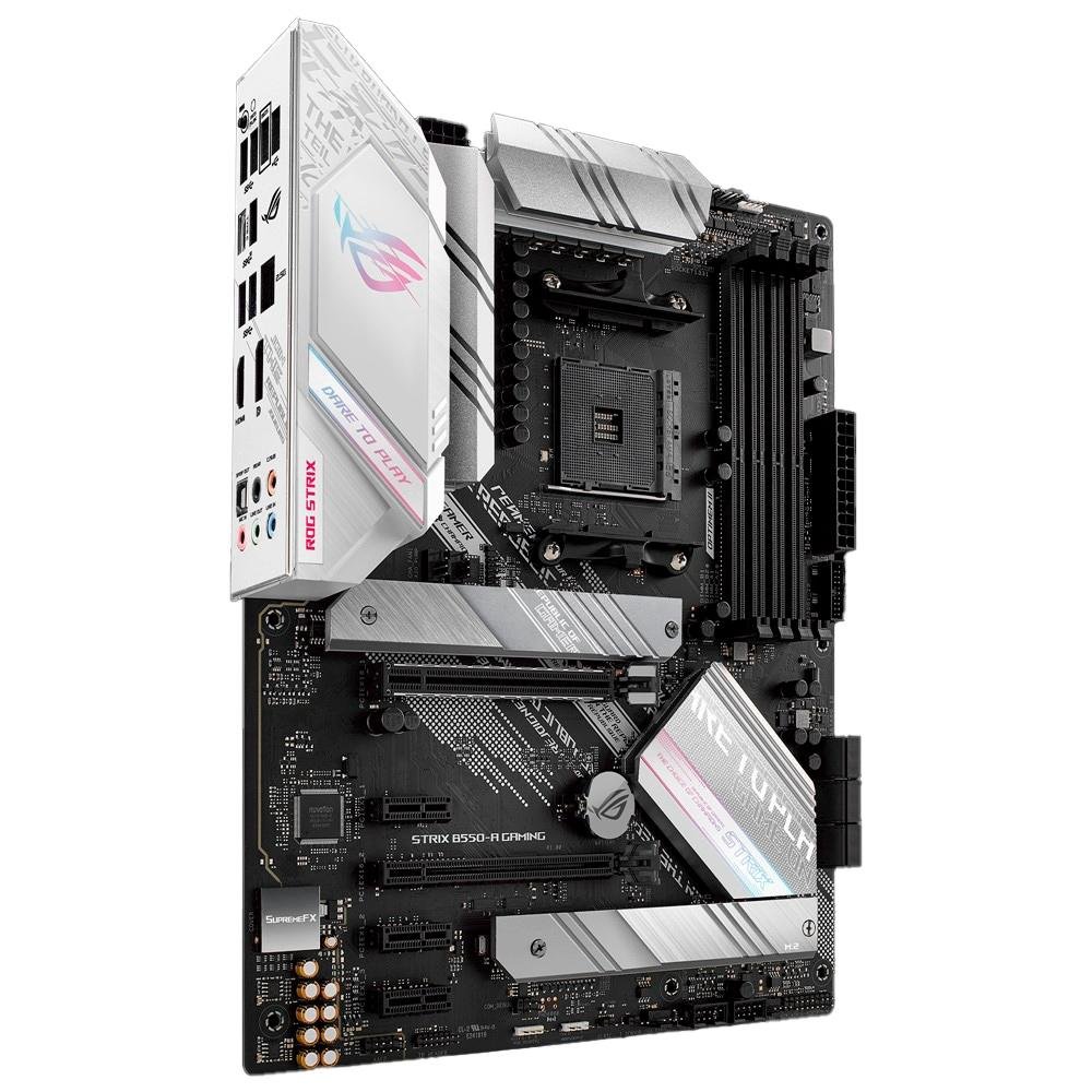 ASUS ROG STRIX B550-A GAMING 本体 Placa Mãe ASUS ROG Strix B550-A Gaming | KaBuM!