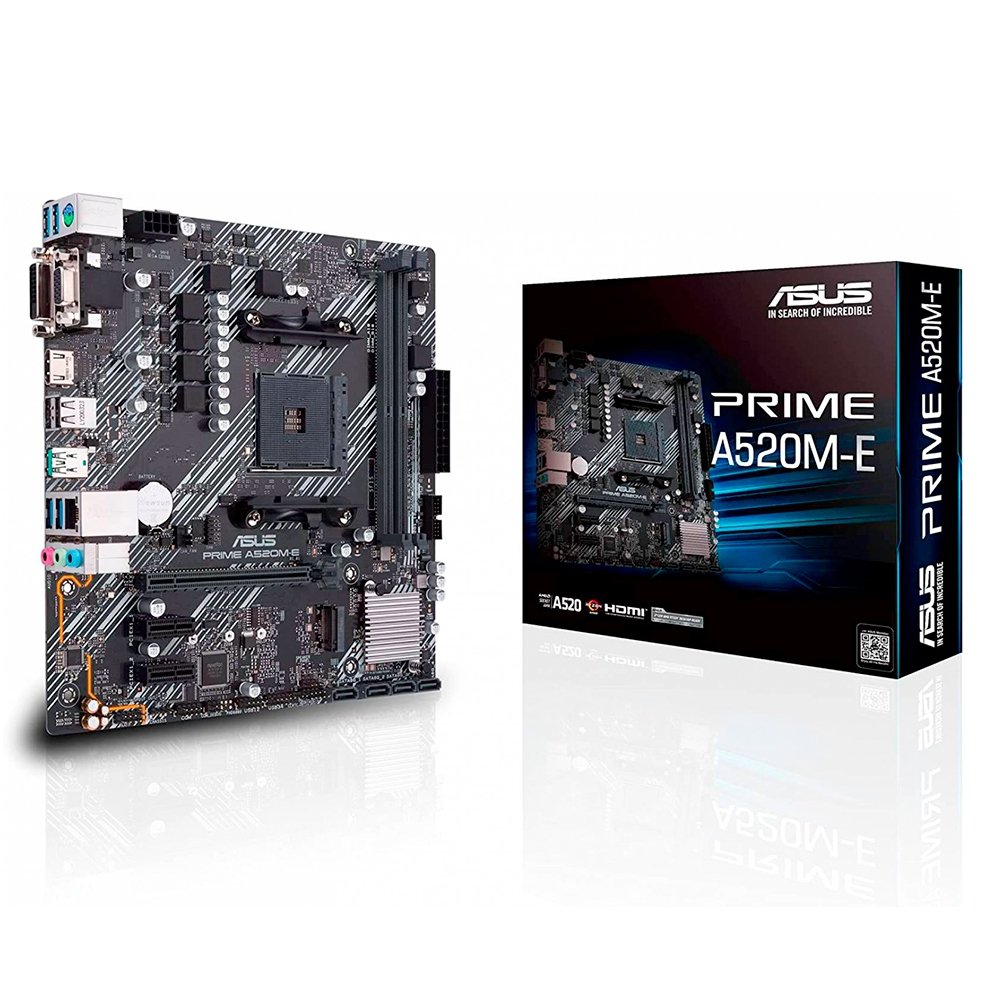 Placa Mãe Asus Prime A520M-E | KaBuM!