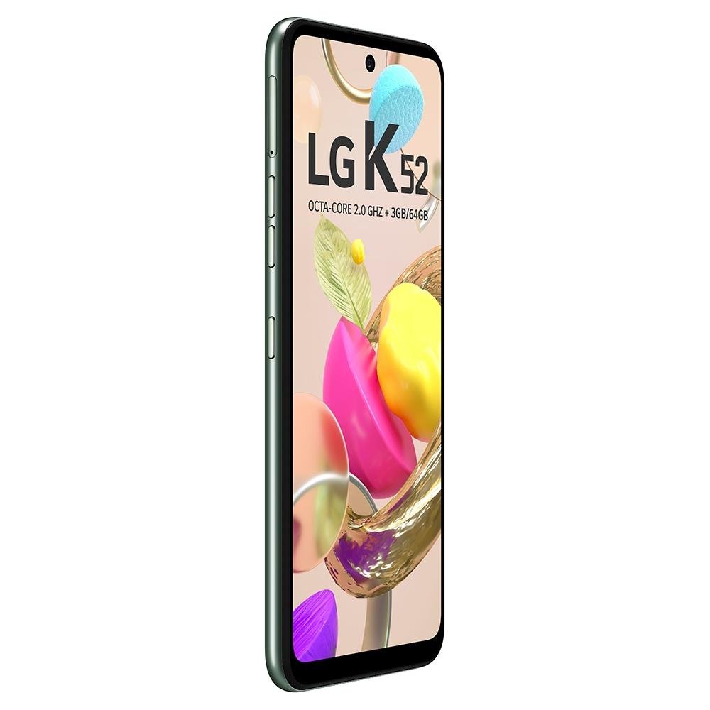Smartphone LG K52, 64GB, 13MP, Tela 6.5´, Verde - LMK420BMW | KaBuM!