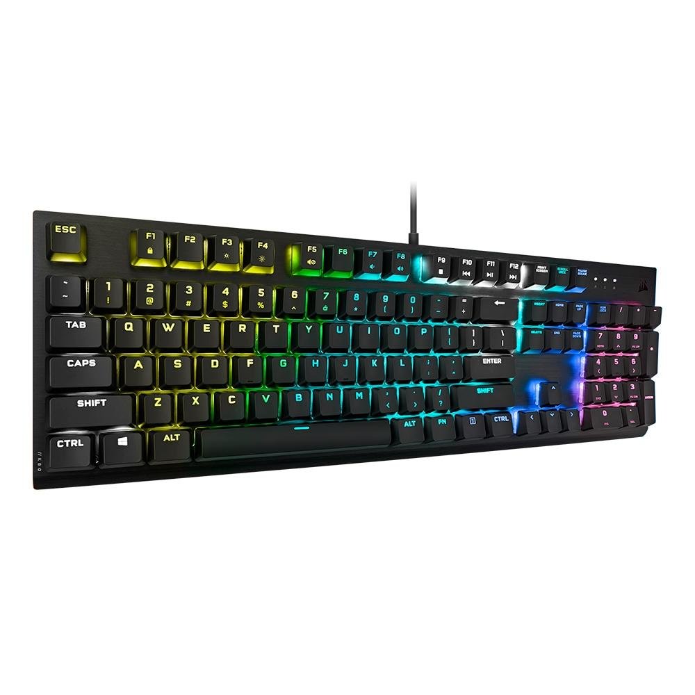 k-_-s Teclado Mecânico Gamer Corsair K60 PRO RGB, Switch Cherry MX Low