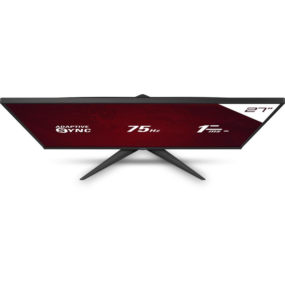 Monitor Gamer AOC Sniper 27", Wide, 75Hz, Full HD, 1ms, IPS, HDMI e VGA, Adaptive Sync, 98% sRGB, Ajuste de Ângulo, Preto - 27G2HE5