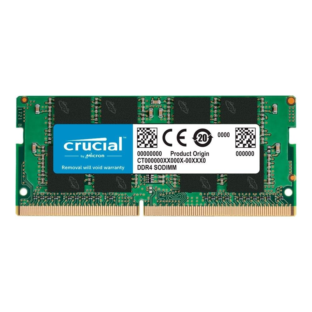 Memória Crucial, 16GB, DDR4-2666, SODIMM 1.2V CL19 - CT16G4SFRA266