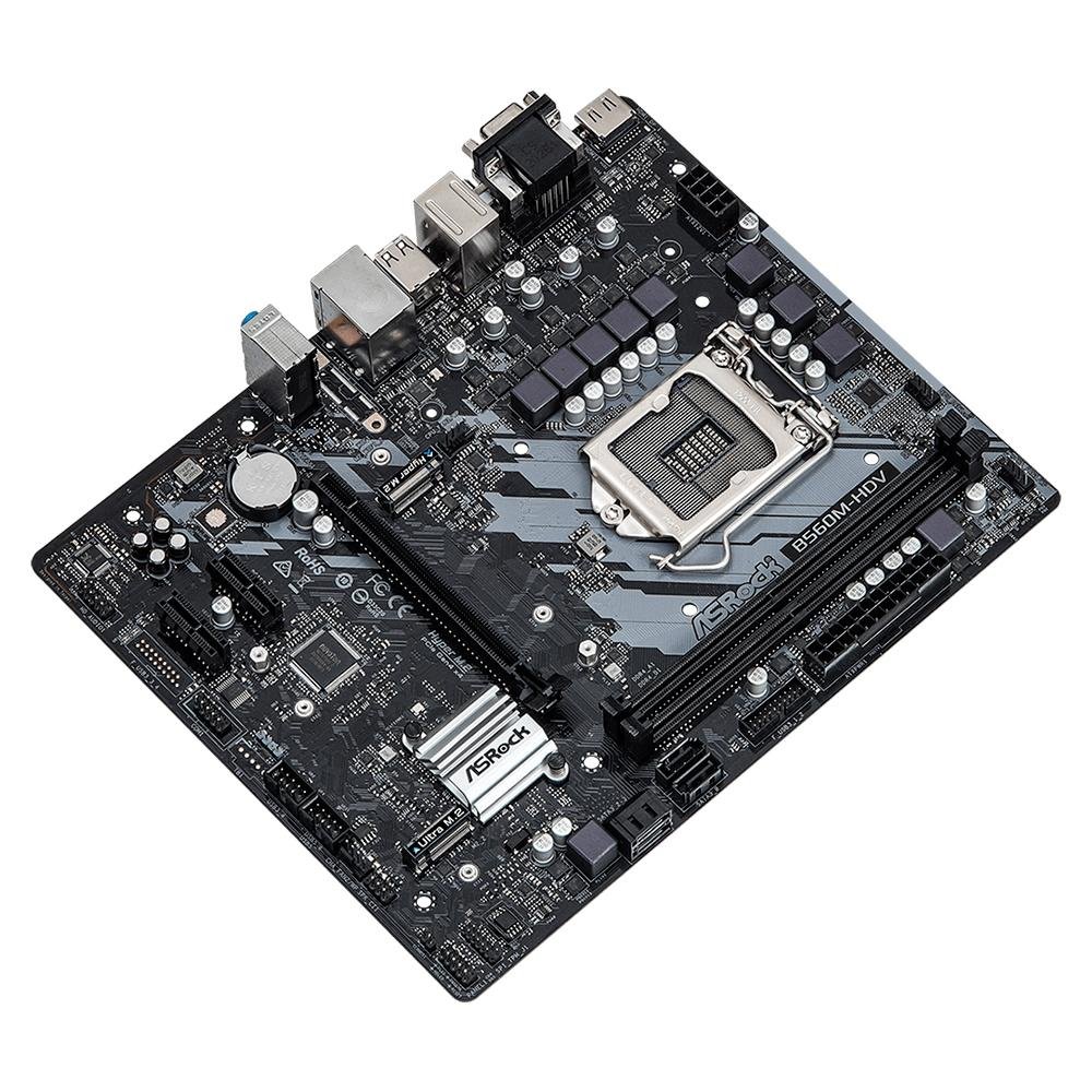 Placa Mãe ASRock B560M-HDV, Intel LGA1200 | KaBuM!