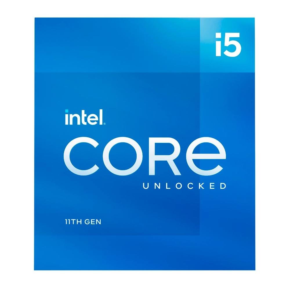 Processador Intel Core i5-11600K 11ª Geração, 3.9 GHz (4.9GHz Turbo), Cache 12MB, 6 Núcleos, LGA 1200, Vídeo Integrado - BX8070811600K