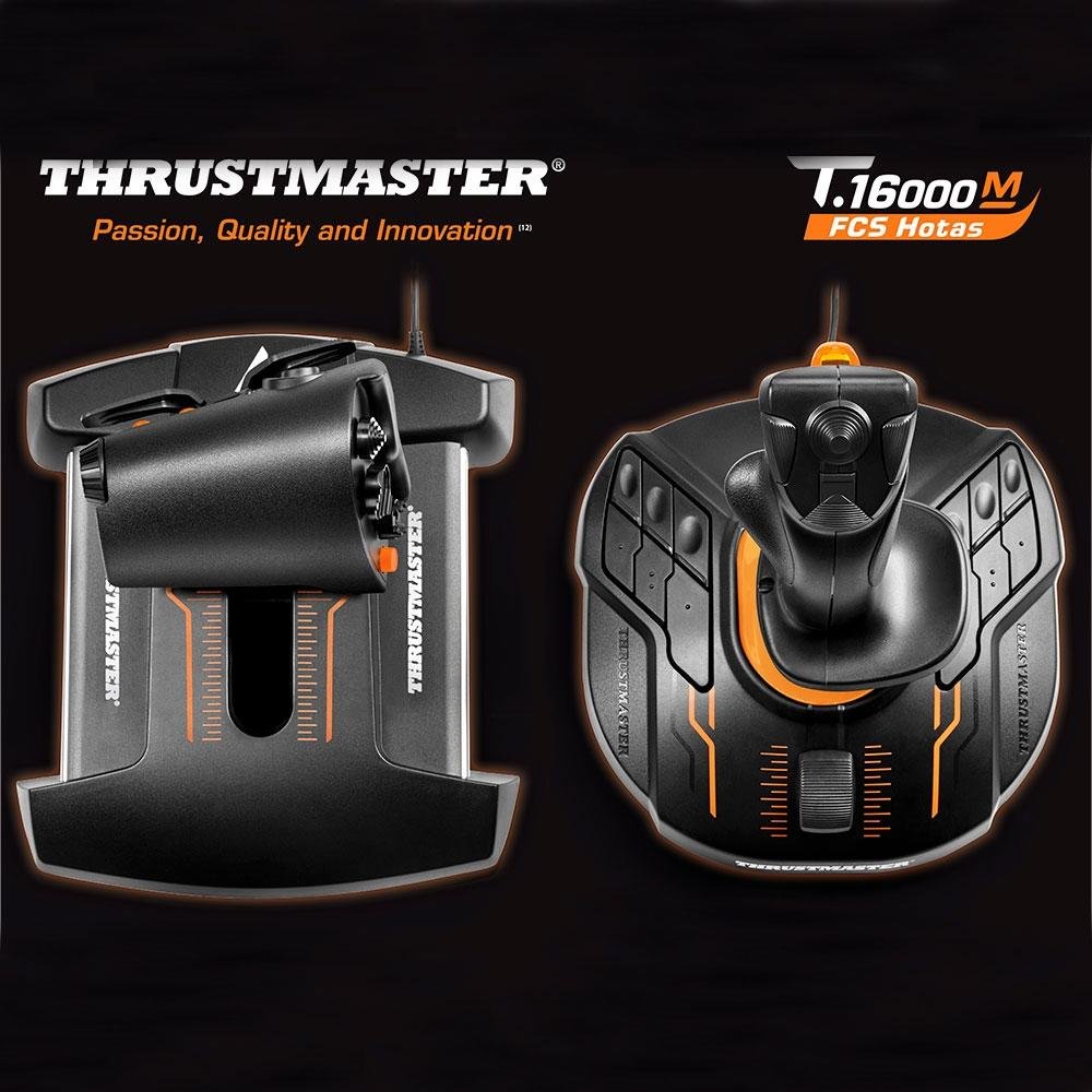 Kit Completo Thrustmaster T.16000M FCS Hotas | KaBuM!