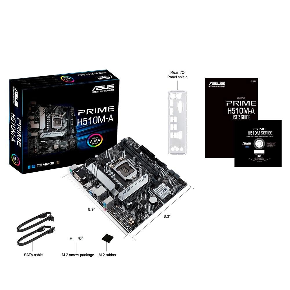Placa-mãe micro ATX Intel H510 LGA 1200 | KaBuM!
