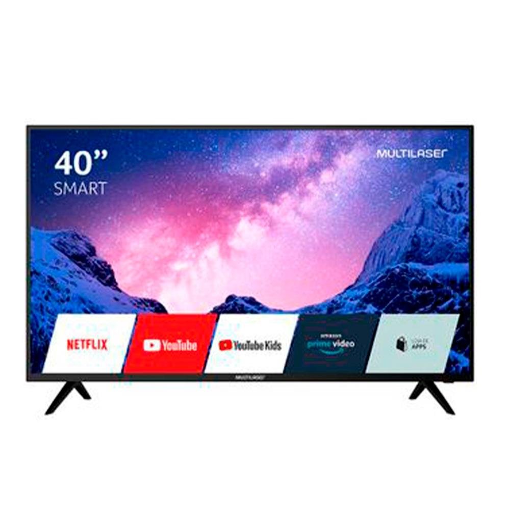 Smart TV Multi 40 Polegadas DLED Full HD, 2 HDMI, 2 USB, Wi-Fi