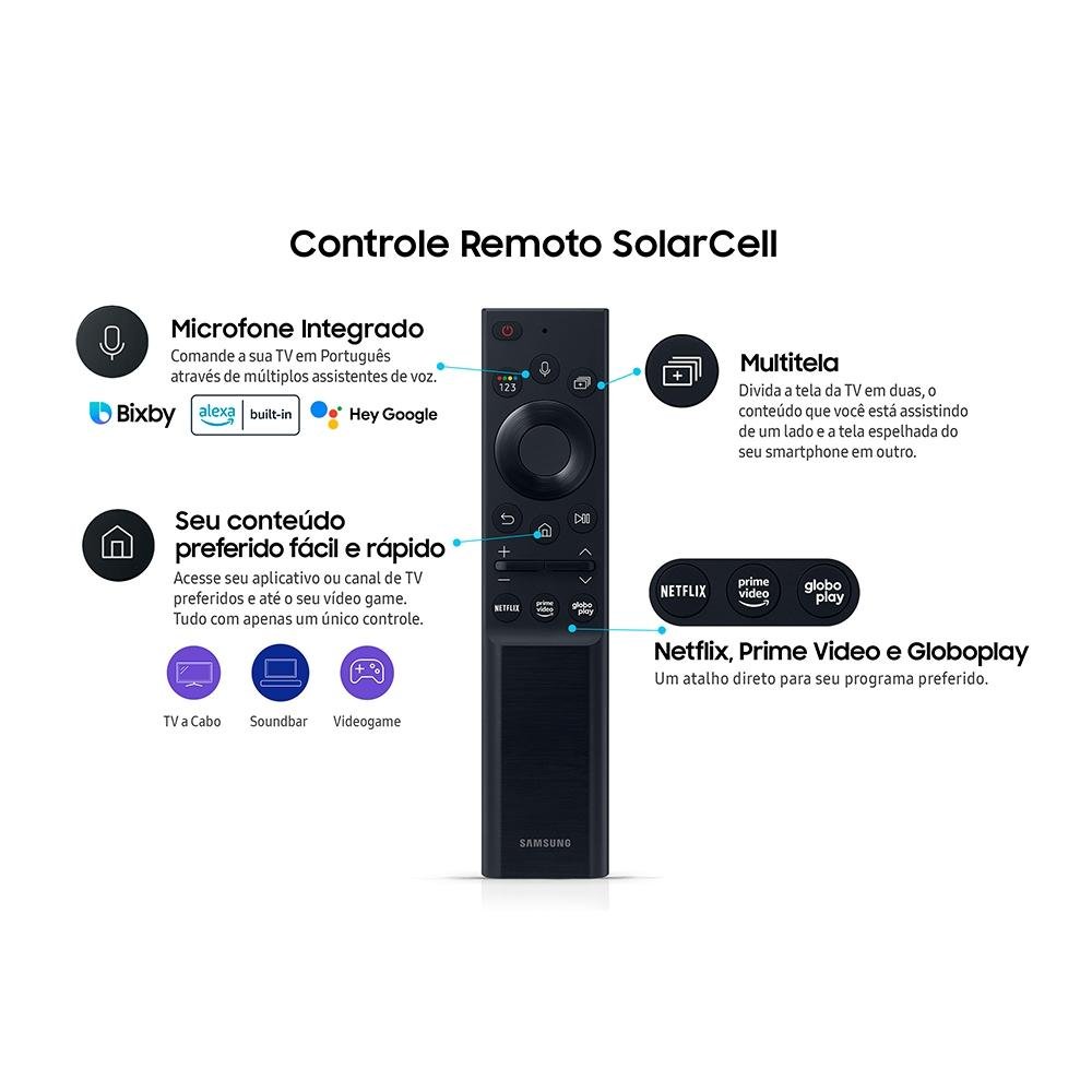 Smart TV Samsung 65 Polegadas 4K Neo QLED 65QN85A, 4 HDMI, 120Hz, Processador IA, Tela Infinita, Design Slim, Alexa - QN65QN85AAGXZD