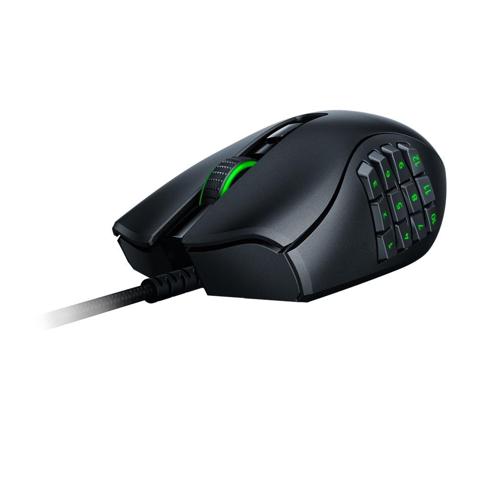 Razer NAGA X MMO ゲーミングマウス 16ボタン18000DPI Mouse Gamer Razer Naga X, Chroma, 18000DPI, 16 Botões, Switch