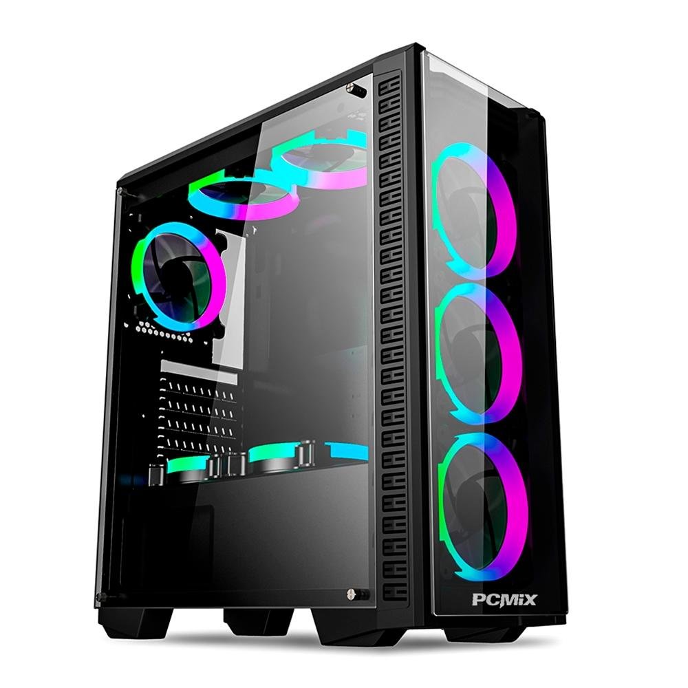 PC Gamer PCMIX Intel Core i3-9100, 16GB DDR4, SSD 480GB, Fonte