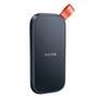 SSD Externo Portátil Sandisk, 2TB, USB, Leitura: 520MB/s, Preto e Laranja - SDSSDE30-2T00-G25