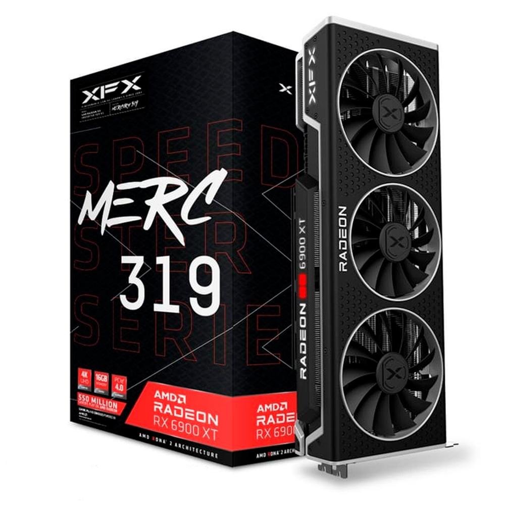 Placa de Vídeo RX 6900 XT XFX SPEEDSTER MERC319 AMD Radeon Limited
